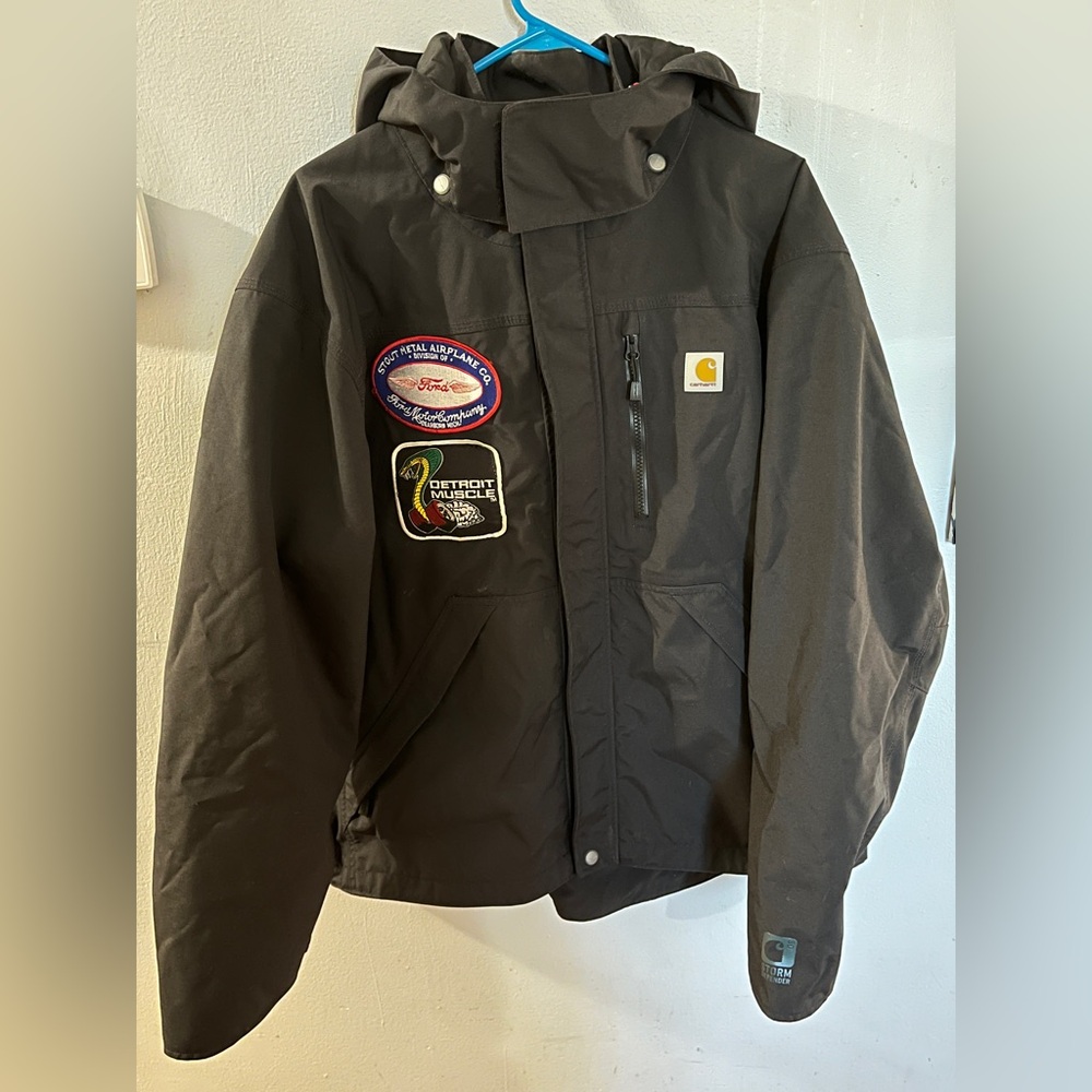 Custom Detroit Carhartt storm defender jacket